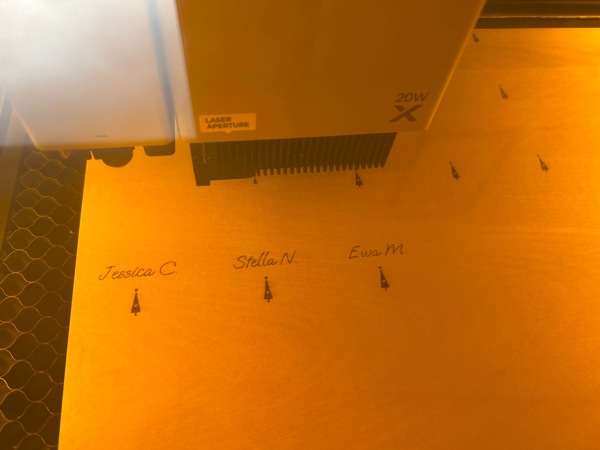 Lasergravur Prozess